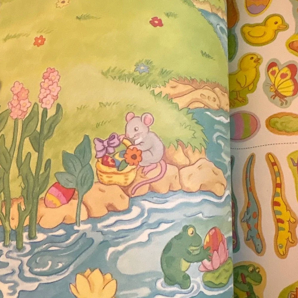 Easter Fun Sticker Stories Hidden Picture Book 75 Reusable Stickers Anna Pomaska